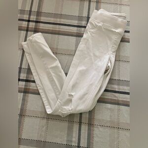 Old navy women’s rockstar jeggings distressed style white size 2